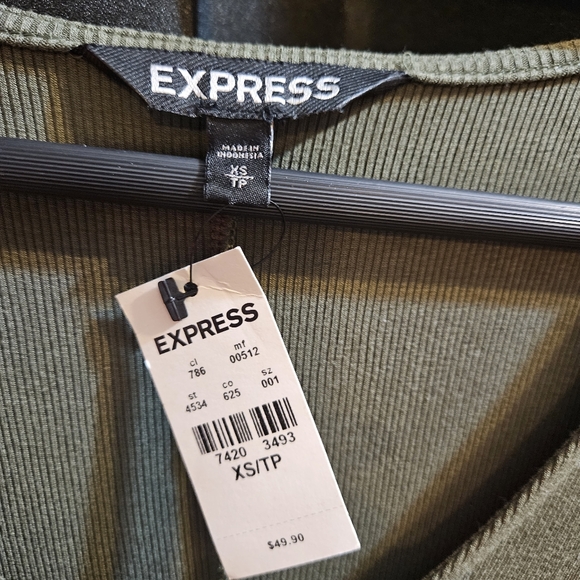 Express skater short sleeves mini dress size XS - Picture 3 of 5